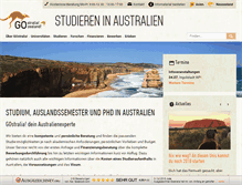 Tablet Screenshot of gostralia.de